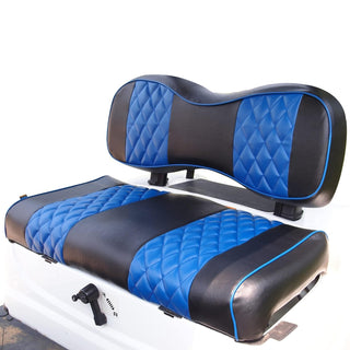 Huskey Parts Company Diamond/Horizontal Front/Rear Seat Covers For EZGO Medalist, TXT 2PCS/4PCS