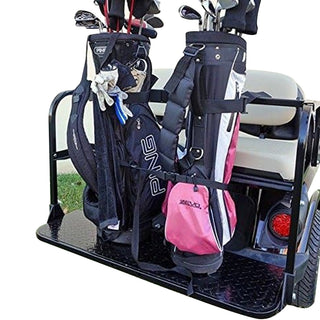 Huskey Parts Company Universal Golf Bag Holder Bracket Attachment for Golf Cart Rear Seat