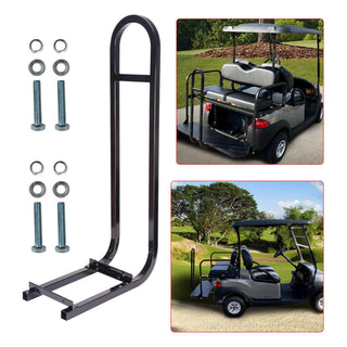 Huskey Golf Cart Grab Bar Compatible with EZGO/Club Car/Yamaha, Strong and Durable Golf Cart Rear Seat Grab Bar in One Solid Piece with Mounting Hard