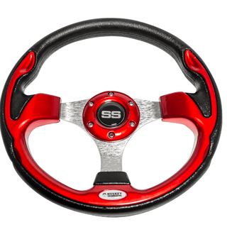 Custom SS Golf Cart Steering Wheel