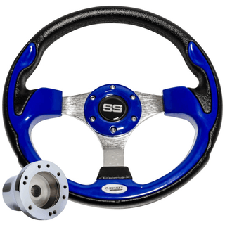 Custom SS Golf Cart Steering Wheel
