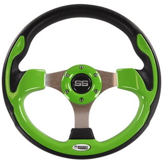 Custom SS Golf Cart Steering Wheel
