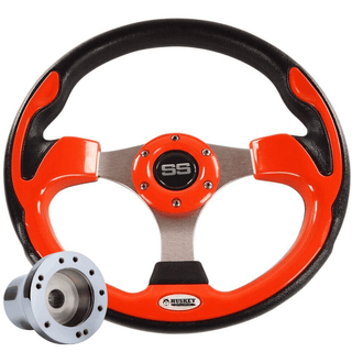 Custom SS Golf Cart Steering Wheel