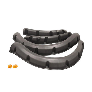 Huskey 4PCS Golf Cart Fender Flares with Self-Tapping/Stainless Steel Hardware For Club Car Precedent/Tempo, Club Car DS, EZGO TXT, EZGO RXV, Yamaha Drive