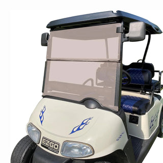 Huskey 3/16" Thick Tinted Windshield – Fits Club Car, E-Z-GO & Yamaha Models (Multiple Years)