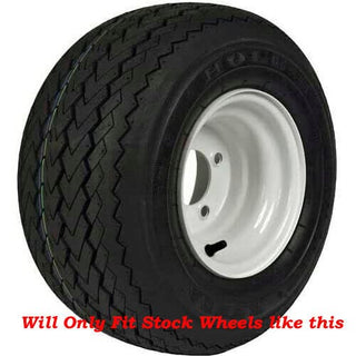 Chrome Golf Cart Wheel Covers Hub Caps 8" Compatible with EZGO Club Car Yamaha Stock Wheels