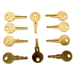 Huskey Golf CART Key for All Stock EZGO Golf CARTS (Set of 10)