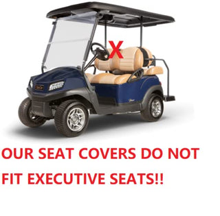 Huskey Parts Company Diamond/Horizontal Front/Rear Seat Covers For Club Car Precedent/Tempo 2PCS/4PCS