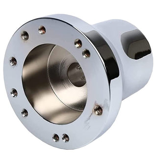 Huskey 5/6 Hole Chrome/Black Steering Wheel Hub Adapter