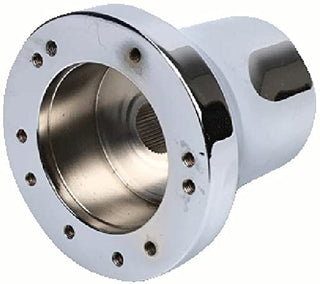 Huskey 5/6 Hole Chrome/Black Steering Wheel Hub Adapter