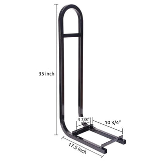 Huskey Golf Cart Grab Bar Compatible with EZGO/Club Car/Yamaha, Strong and Durable Golf Cart Rear Seat Grab Bar in One Solid Piece with Mounting Hard