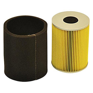 Huskey Golf Cart Air Filter & Pre-Filter Compatible with Yamaha G2, G9, G11 Golf Carts, Fits 1985-1994 Gas Models, Aftermarket Reference # 9189