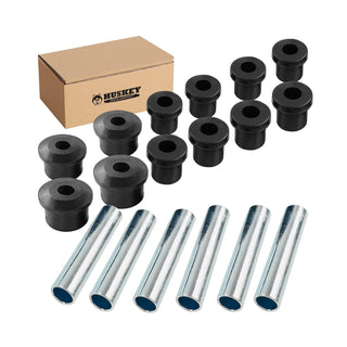 Huskey Parts Company Complete Rear Leaf Spring Shackle Bushing Sleeves Kits for EZ-GO RXV Gas & Electric Golf Cart 2008+ Rear Suspension Bushing kit…
