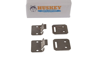 Huskey 4PCS Club Car DS Seat Hinge Plate Male & Female 1979+DS Gas/Electric Golf Carts, Replacing OEM# 1012412, 1011652