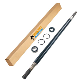Huskey Golf Cart Rear Axle Shaft 24 3/4" Long Driver Side with Bearing Seal Kit Fits EZGO RXV 2008-Up Electric Golf Carts, Replaces OEM Part # 620337, 614208