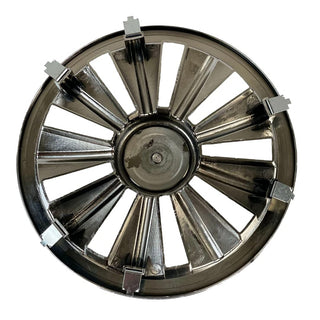 Chrome Golf Cart Wheel Covers Hub Caps 8" Compatible with EZGO Club Car Yamaha Stock Wheels