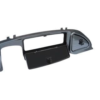 Huskey Parts Company Club Car Precedent Dash Kit with Locks for 2008.5-Up Precedent Golf Cart Models, Carbon Fiber Finish