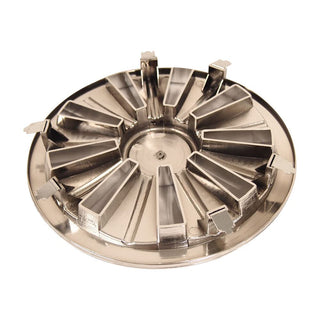 Chrome Golf Cart Wheel Covers Hub Caps 8" Compatible with EZGO Club Car Yamaha Stock Wheels