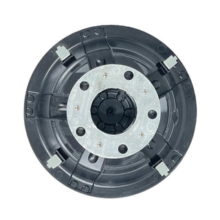 Huskey Parts Company Golf Cart 8" Wheel Covers Hub Caps Chrome Black Compatible with EZGO Club Car Yamaha Stock Rims