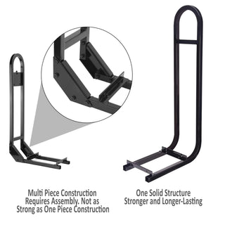 Huskey Golf Cart Grab Bar Compatible with EZGO/Club Car/Yamaha, Strong and Durable Golf Cart Rear Seat Grab Bar in One Solid Piece with Mounting Hard
