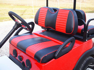 Huskey Parts Company Diamond/Horizontal Front/Rear Seat Covers For Club Car Precedent/Tempo 2PCS/4PCS