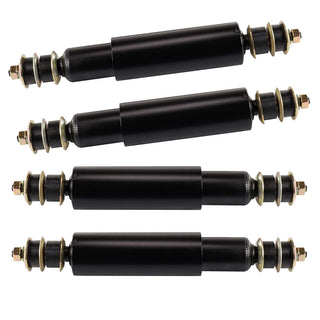 Huskey EZGO TXT Shock Absorbers Front and Rear 2 Pairs For 1994-Up Gas & Electric Golf Cart, Replaces OEM Part number # 76418-01, Nivel Part # 5006
