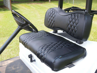Huskey Parts Company Diamond/Horizontal Front/Rear Seat Covers For Yamaha Drive, Drive 2 2PCS/4PCS