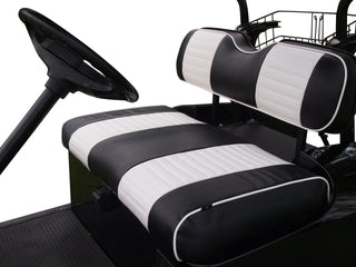 Huskey Parts Company Diamond/Horizontal Front/Rear Seat Covers For EZGO Medalist, TXT 2PCS/4PCS