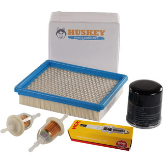 Huskey Club Car Ds Tune Up Kit Fits DS 4 Cycle Gas Carts 1992- Up with FE290 FE350 Engines Including Air Filter, 2X Fuel Filter, Oil Filter and NGK Spark Plug