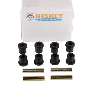 Huskey Club Car DS Golf Cart Rear 4X Leaf Spring and 8X Urethane Bushing Kit for 1976-Up Models, Replaces OEM Sleeve Part No#: 1012303 and Bushing Part No#: 1015583