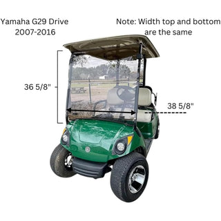 Huskey 3/16" Thick Tinted Windshield – Fits Club Car, E-Z-GO & Yamaha Models (Multiple Years)
