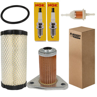 Huskey Parts Company EZGO TXT Tune Up Kit W/Oil Filter for 295/350cc 4 Cycle 2006+ Gas Golf Cart and 1996+ ST350 4 Cycle Vehicles, NGK Spark Plug