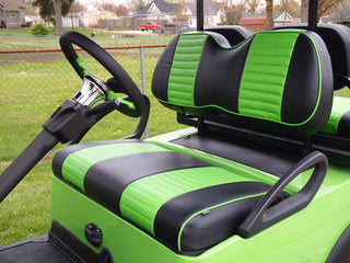 Huskey Parts Company Diamond/Horizontal Front/Rear Seat Covers For Club Car Precedent/Tempo 2PCS/4PCS