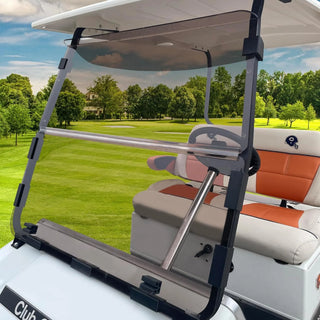 Huskey 3/16" Thick Tinted Windshield – Fits Club Car, E-Z-GO & Yamaha Models (Multiple Years)