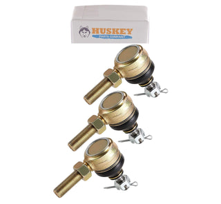 Huskey Parts Company Club Car DS Tie Rod Ends (LH&RH) & Steering Gear Box Drag Link Tie Rod End (LH) 1984-2008 Golf Cart #7539x1, 7540x2