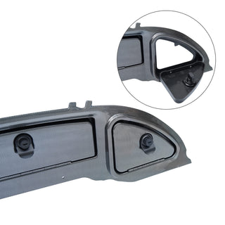 Huskey Parts Company Club Car Precedent Dash Kit with Locks for 2008.5-Up Precedent Golf Cart Models, Carbon Fiber Finish