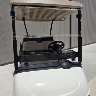 Huskey Clear 3/16" Thick Golf Cart Windshield – Fits Club Car, E-Z-GO, Yamaha (Model/Year Selectable)
