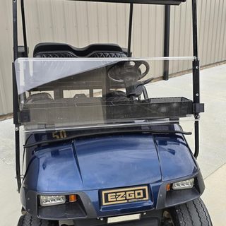 Huskey Clear 3/16" Thick Golf Cart Windshield – Fits Club Car, E-Z-GO, Yamaha (Model/Year Selectable)