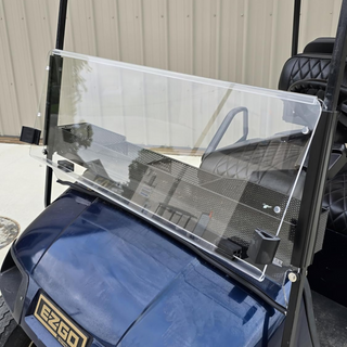 Huskey Clear 3/16" Thick Golf Cart Windshield – Fits Club Car, E-Z-GO, Yamaha (Model/Year Selectable)