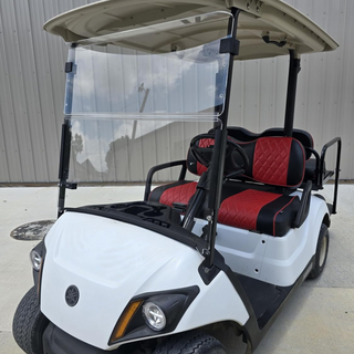 Huskey Clear 3/16" Thick Golf Cart Windshield – Fits Club Car, E-Z-GO, Yamaha (Model/Year Selectable)