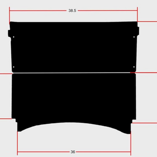 Huskey Clear 3/16" Thick Golf Cart Windshield – Fits Club Car, E-Z-GO, Yamaha (Model/Year Selectable)