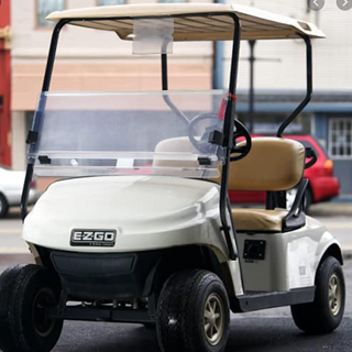 Huskey Clear 3/16" Thick Golf Cart Windshield – Fits Club Car, E-Z-GO, Yamaha (Model/Year Selectable)