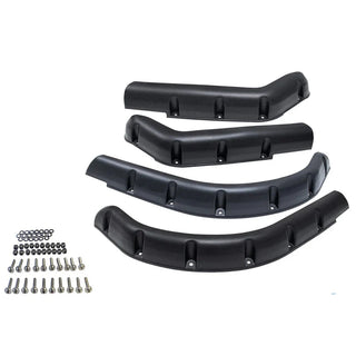 Huskey 4PCS Golf Cart Fender Flares with Self-Tapping/Stainless Steel Hardware For Club Car Precedent/Tempo, Club Car DS, EZGO TXT, EZGO RXV, Yamaha Drive