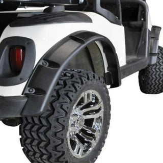 Huskey 4PCS Golf Cart Fender Flares with Self-Tapping/Stainless Steel Hardware For Club Car Precedent/Tempo, Club Car DS, EZGO TXT, EZGO RXV, Yamaha Drive