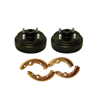 Huskey EZGO Rear Brake hub Drums Brake Shoe Kit Electric 1996+ TXT Golf Carts