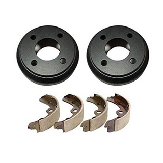 Huskey Parts Company Golf Cart Brake Drums Shoes Kit Compatible with Yamaha G1, G2, G8, G9 (82-92) Gas/Electric