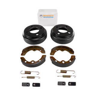 Huskey Parts Company Golf Cart Brake Drums Shoes Spring Kits Compatible with Yamaha G1, G2, G8, G9 (1982-1992) Gas Electric Models, Replaces OEM Product #s: J55-G6521-00, J17-25340-00 & J55-W2536-00