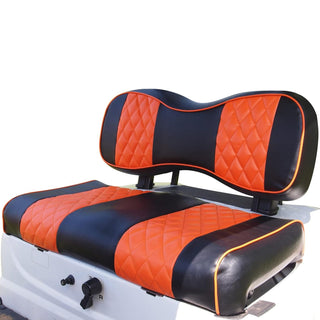 Huskey Parts Company Diamond/Horizontal Front/Rear Seat Covers For EZGO Medalist, TXT 2PCS/4PCS