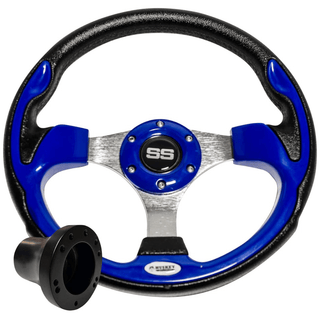 Custom SS Golf Cart Steering Wheel