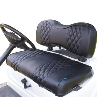 Huskey Parts Company Diamond/Horizontal Front/Rear Seat Covers For EZGO Medalist, TXT 2PCS/4PCS